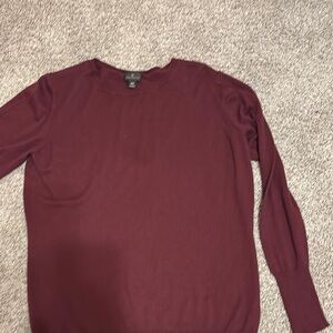 Worthington Purple Crewneck Sweater Soft Knit